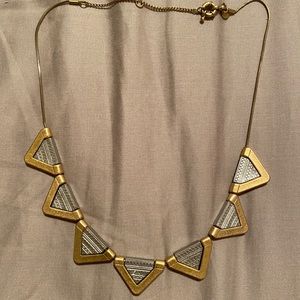 Madewell triangle drop necklace